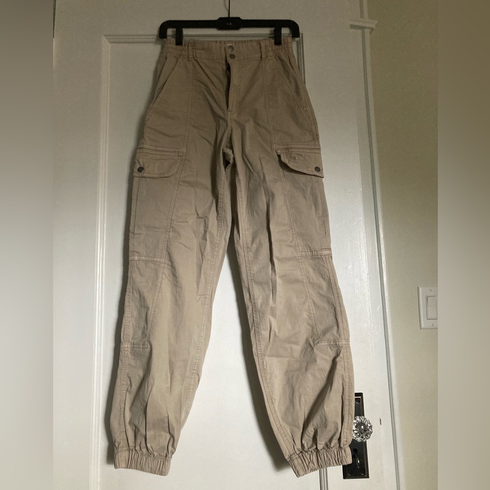 Garage Tan Cargo Pants Relaxed Fit